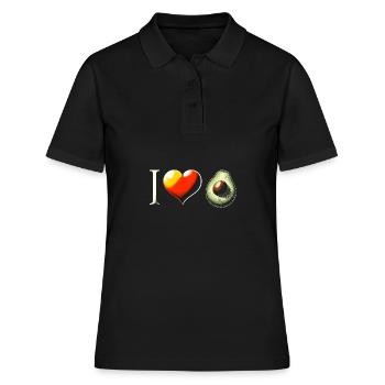 Avocado - Frauen Polo Shirt - Schwarz - Vorne - Ailine (174cm)