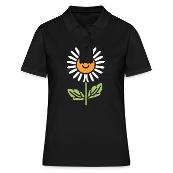 dandelion - Women's Polo Shirt - black - Front - Ailine (174cm)