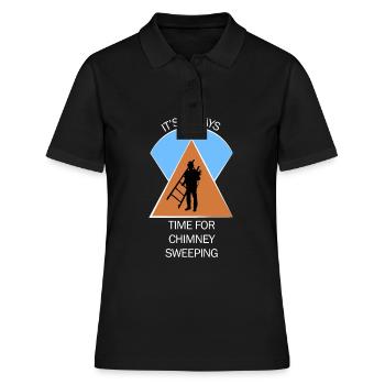 Chimney Sweep Chimney Sweep - Women's Polo Shirt - black - Front - Ailine (174cm)