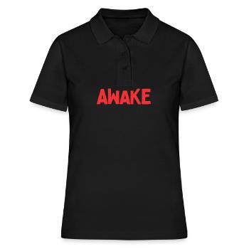 Wach - Frauen Polo Shirt - Schwarz - Vorne - Ailine (174cm)