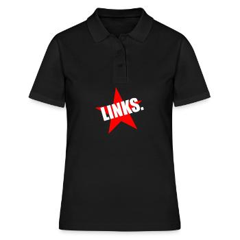 Left - Women's Polo Shirt - black - Front - Ailine (174cm)