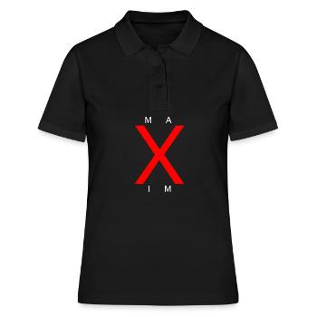 Maxim - Polo Femme - noir - Devant - Ailine (174cm)