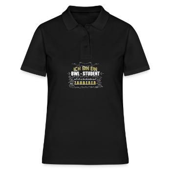 BWL - Frauen Polo Shirt - Schwarz - Vorne - Ailine (174cm)