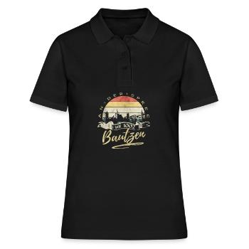 Bautzen an der Spree - Frauen Polo Shirt - Schwarz - Vorne - Ailine (174cm)