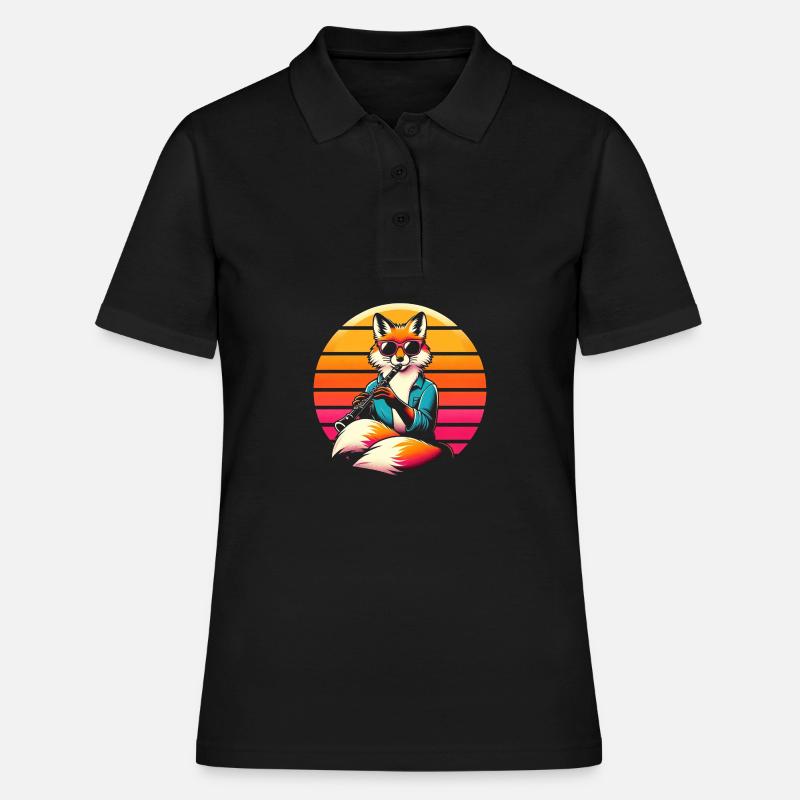 Fuchs Clarinet - Women's Polo Shirt - black
