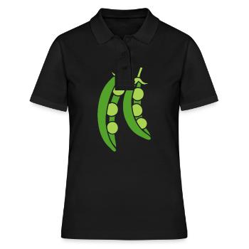 petit pois - Polo Femme - noir - Devant - Ailine (174cm)