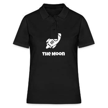 To the moon - Polo Femme - noir - Devant - Ailine (174cm)