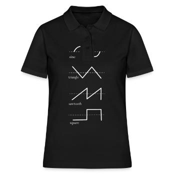 Synthétiseur Producteur de musique électronique - Polo Femme - noir - Devant - Ailine (174cm)