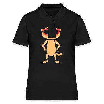 suricate - Polo Femme - noir - Devant - Ailine (174cm)