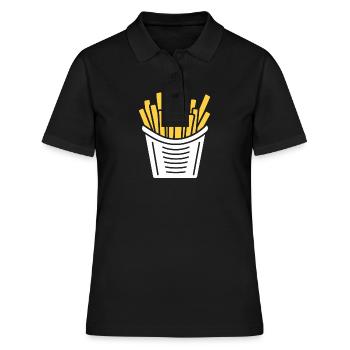 frites - Polo Femme - noir - Devant - Ailine (174cm)