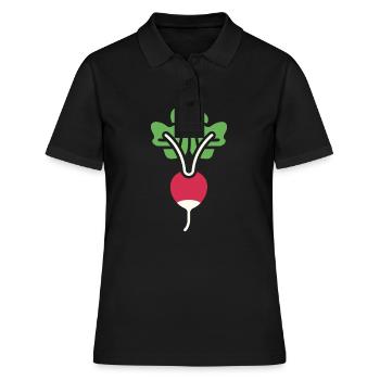 radis - Polo Femme - noir - Devant - Ailine (174cm)