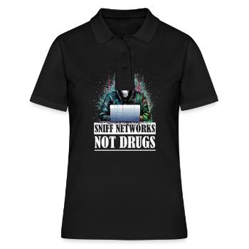 Die Leidenschaft des ethischen Hackers: Netzwerke - Frauen Polo Shirt - Schwarz - Vorne - Ailine (174cm)
