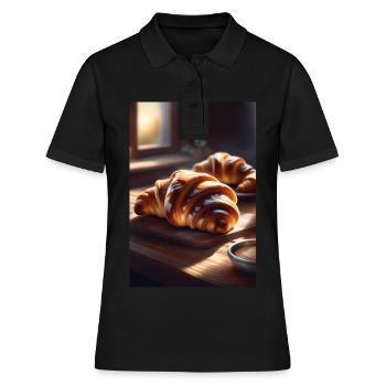 Croissant - Polo Femme - noir - Devant - Ailine (174cm)