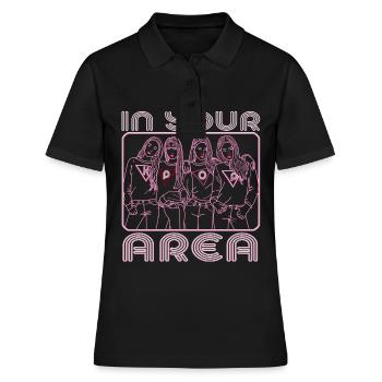 K-Pop Group KPop KDrama Fan Geschenkidee - Frauen Polo Shirt - Schwarz - Vorne - Ailine (174cm)