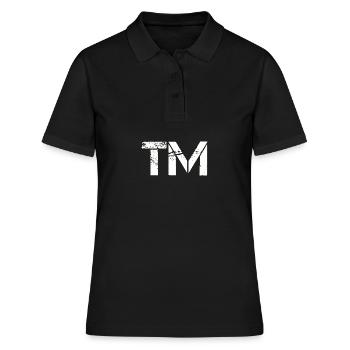 TM Gift Idea Marque de commerce Copyright Marque - Polo Femme - noir - Devant - Ailine (174cm)