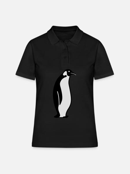 manchot - Polo Femme - noir