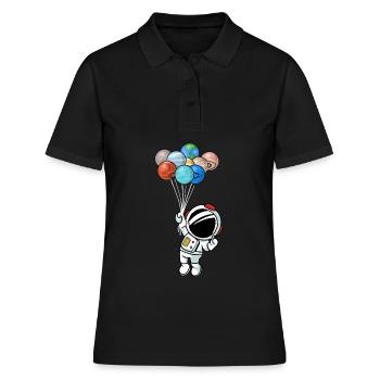 Astronaute - Polo Femme - noir - Devant - Ailine (174cm)