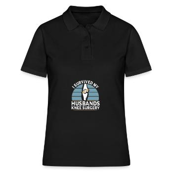 Chirurgie du genou Chirurgie du genou - Polo Femme - noir - Devant - Ailine (174cm)