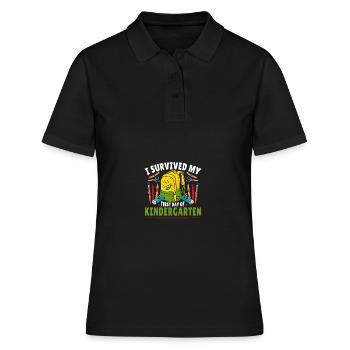 Maternelle Pré K Apprentissage précoce Journée de la maternelle - Polo Femme - noir - Devant - Ailine (174cm)