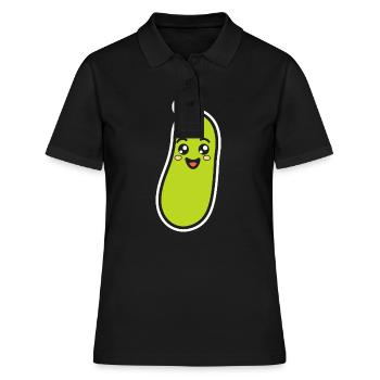 courgette - Women's Polo Shirt - black - Front - Ailine (174cm)