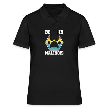 malinois belge Rtero malinois belge - Polo Femme - noir - Devant - Ailine (174cm)