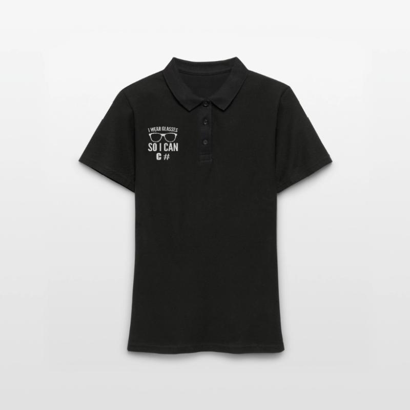 Funny computer programmer computer geek Women's Polo Shirt