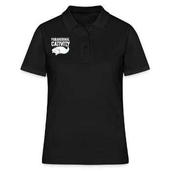 Paranormal Cat Ghostbusters - Polo Femme - noir - Devant - Ailine (174cm)