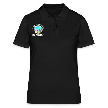 Tierliebhaber Veganer Aktivist - Frauen Polo Shirt - Schwarz - Vorne - Ailine (174cm)