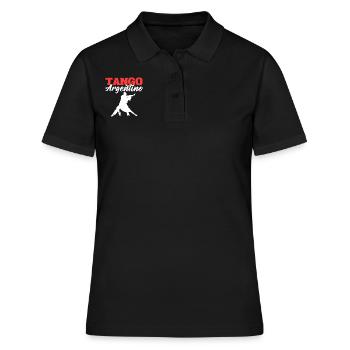 Tango Argentino Tango Tänzer - Frauen Polo Shirt - Schwarz - Vorne - Ailine (174cm)