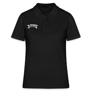 Lustiger Manager Supply Chain Manager - Frauen Polo Shirt - Schwarz - Vorne - Ailine (174cm)