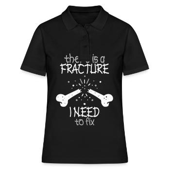 orthopedic surgeon fractures - Women's Polo Shirt - black - Front - Ailine (174cm)