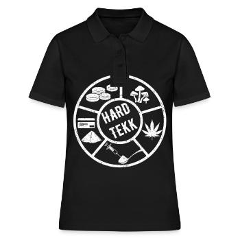 Hardtekk Tekk Clubbing Techno Music Tekkno - Polo Femme - noir - Devant - Ailine (174cm)