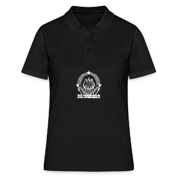 Jugoslavija Yougoslavie Jugo Tito SFRJ Jugoslawien - Polo Femme - noir - Devant - Ailine (174cm)