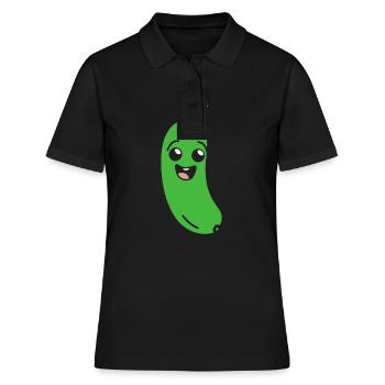 Zucchini - Frauen Polo Shirt - Schwarz - Vorne - Ailine (174cm)