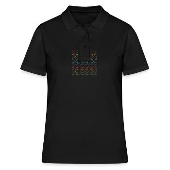 Fechter Fechten - Frauen Polo Shirt - Schwarz - Vorne - Ailine (174cm)