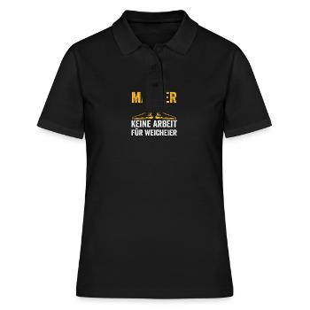 Master Bricklayer Journeyman Bricklayer - Women's Polo Shirt - black - Front - Ailine (174cm)