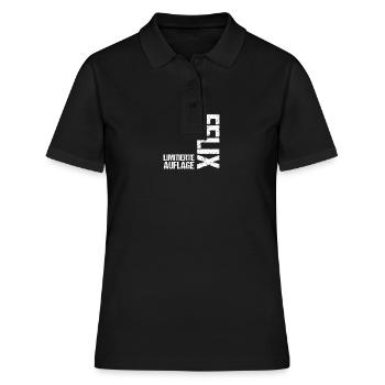 Felix - Frauen Polo Shirt - Schwarz - Vorne - Ailine (174cm)