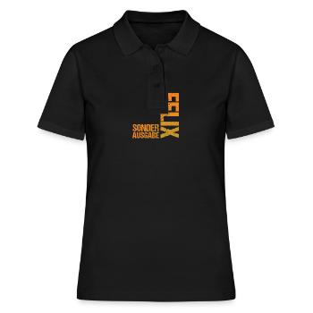 Felix - Frauen Polo Shirt - Schwarz - Vorne - Ailine (174cm)
