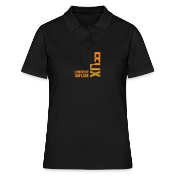 Felix - Frauen Polo Shirt - Schwarz - Vorne - Ailine (174cm)