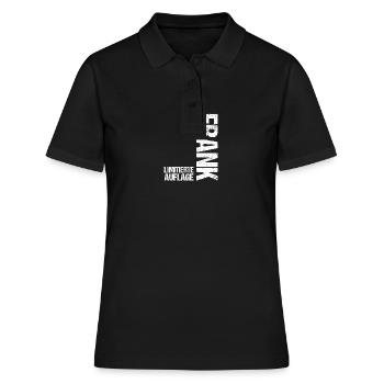 Frank - Frauen Polo Shirt - Schwarz - Vorne - Ailine (174cm)