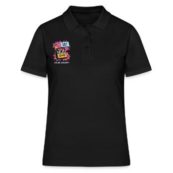 Ils sont différents ! - Polo Femme - noir - Devant - Ailine (174cm)