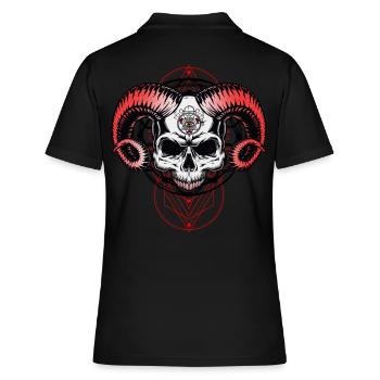 Oeil du diable - Polo Femme - noir - Dos - Ailine (174cm)