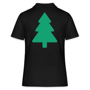 Sapin de Noël - Polo Femme - noir - Dos - Ailine (174cm)