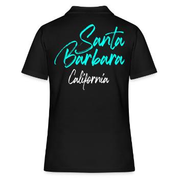 Santa Barbara California - Polo Femme - noir - Dos - Ailine (174cm)