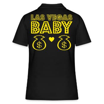 Las Vegas Baby Cash - Polo Femme - noir - Dos - Ailine (174cm)