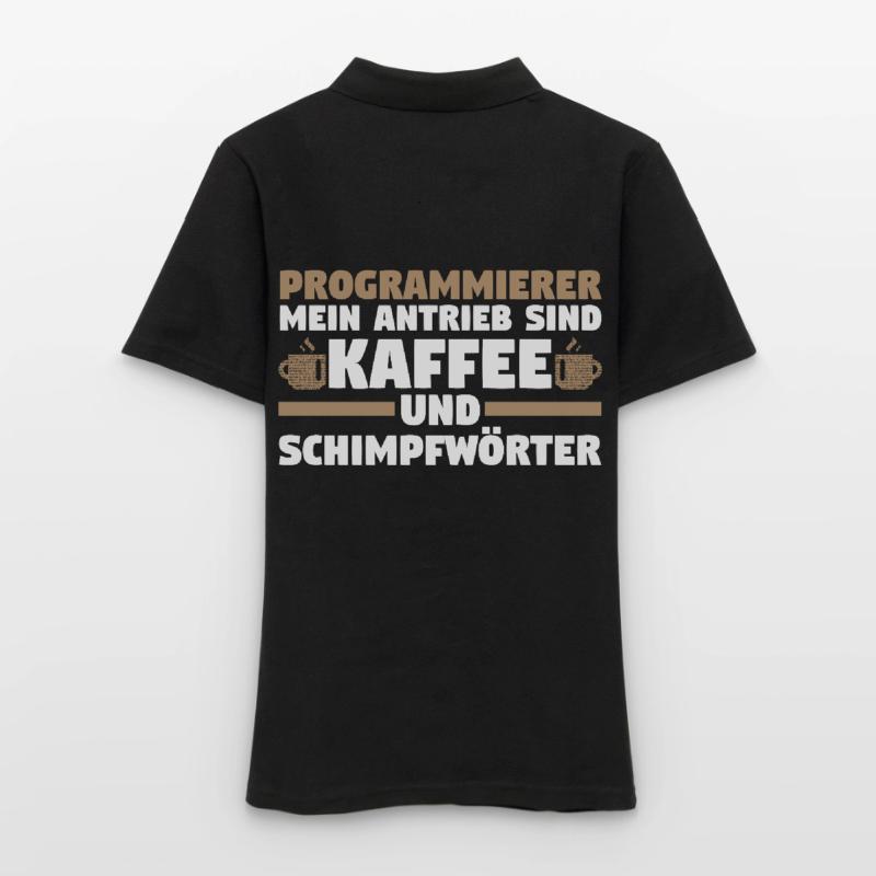 Programmieren Entwickler Coder Kaffee Programmiere Frauen Polo Shirt