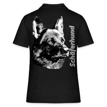 Chien de berger,Chien de chien,Chien de garde,Chiens - Polo Femme - noir - Dos - Ailine (174cm)