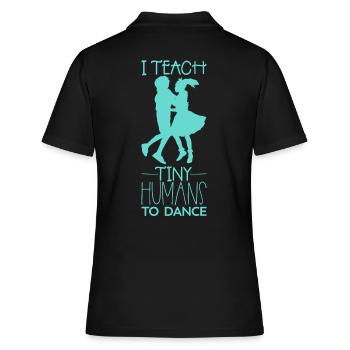 professeur de danse - Polo Femme - noir - Dos - Ailine (174cm)