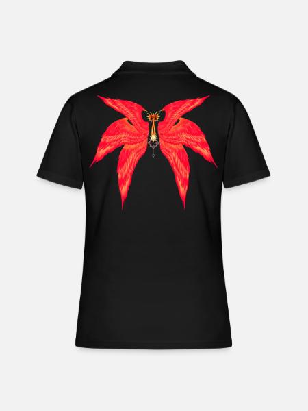 Kingdom Hearts - Ailes de Libérateur de Flamme de Lea - Polo Femme - noir