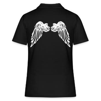 ailes d'ange - Polo Femme - noir - Dos - Ailine (174cm)
